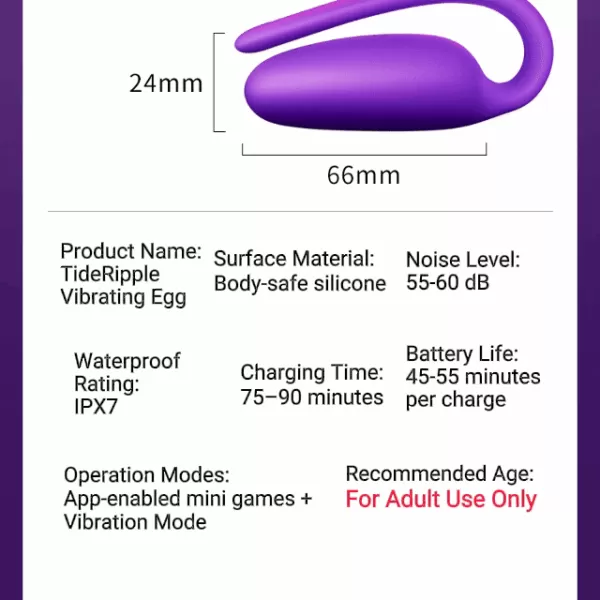 916 TideRipple Vibrating Egg_Item Descriptiopn