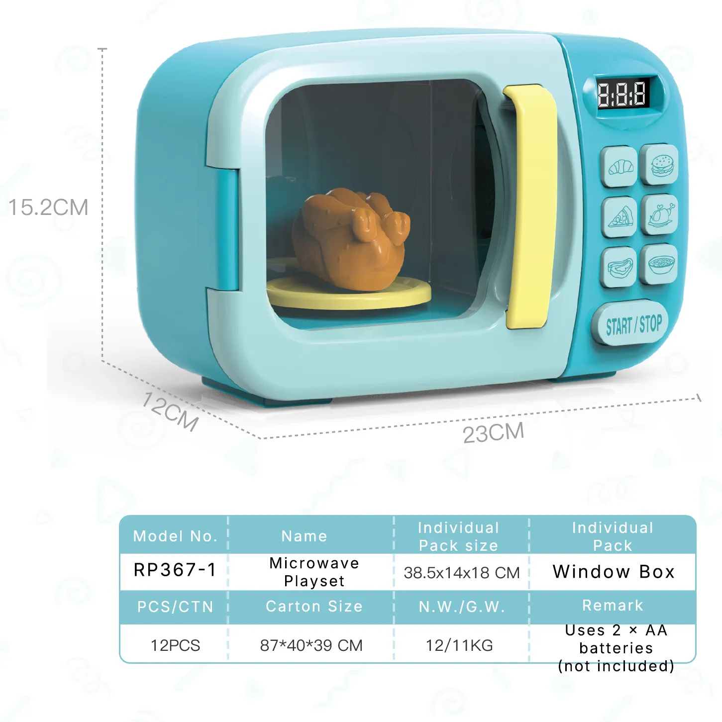 Microwave Playset_RP367-1_Productd Size