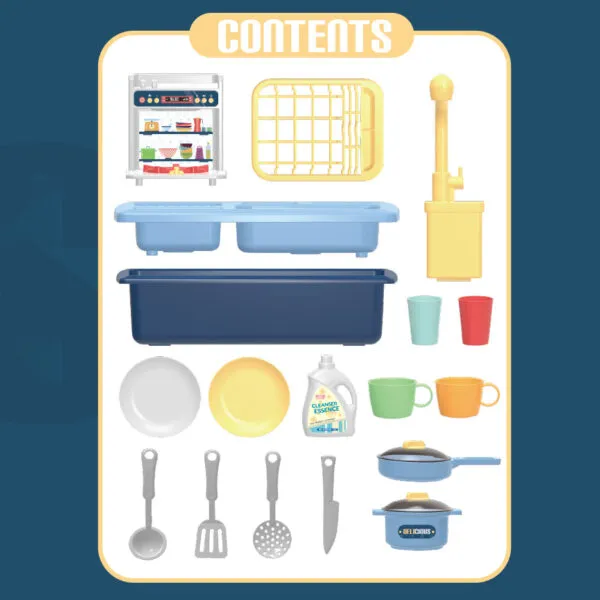 RP381-1_Multi-function Kitchen Sink_Blue_Accessories