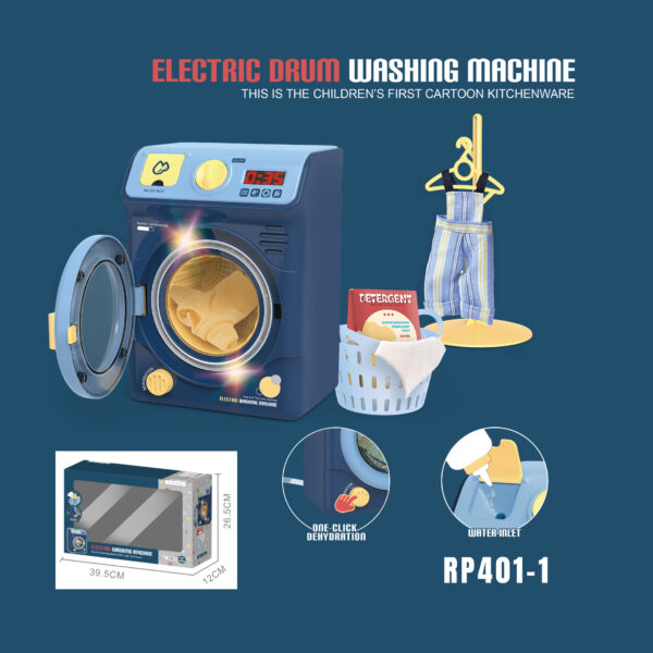 RP401-1_Electronic Drum Washing Machine_Blue_1-1