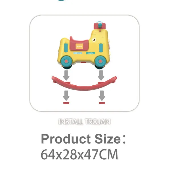 RP503-3A_Medical Station-3 in 1 Play House DIY Scene Set_Install Trojan