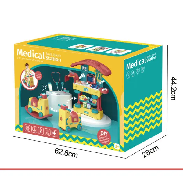 RP503-3A_Medical Station-3 in 1 Play House DIY Scene Set_Package Size
