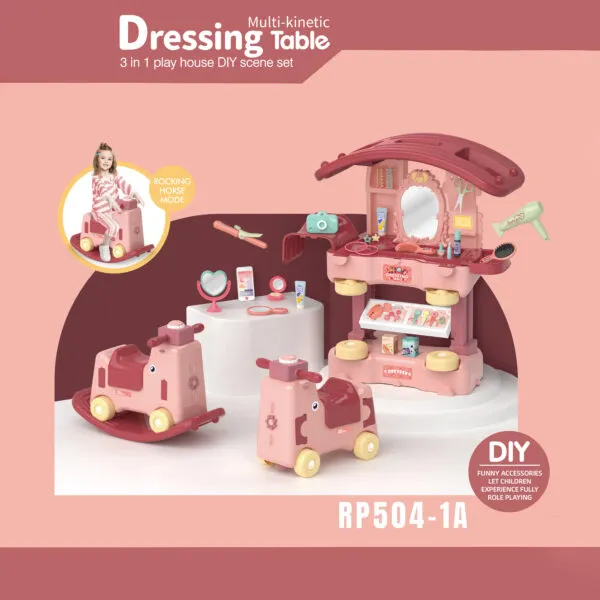 RP504-1A_Dressing Table-3 in 1 Play House DIY Scene Set_1-1_Product
