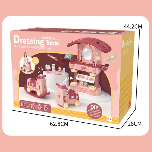 RP504-1A_Dressing Table-3 in 1 Play House DIY Scene Set_Package Size