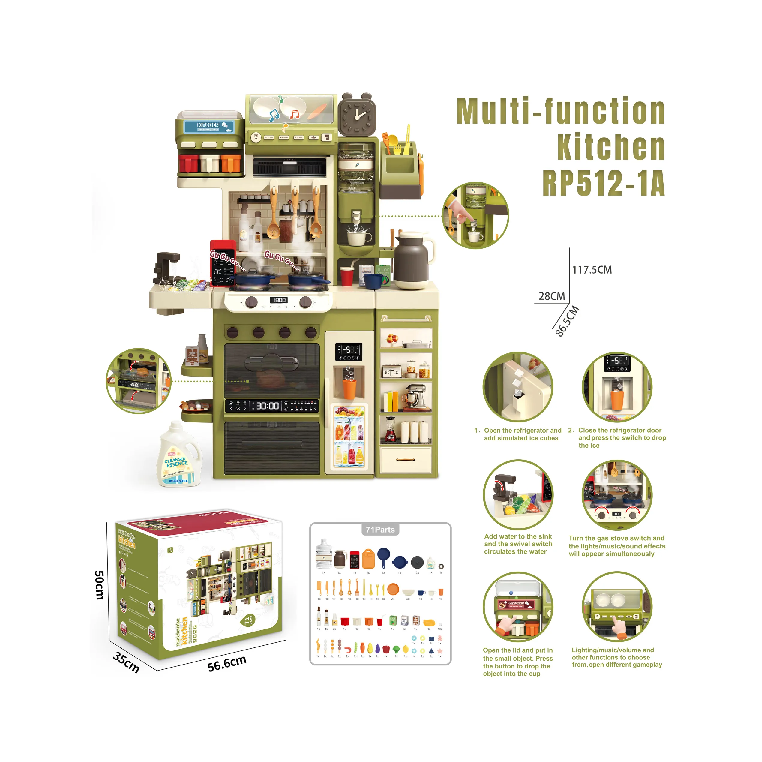 RP512-1A_Multi-function Kitchen_Green_1-1