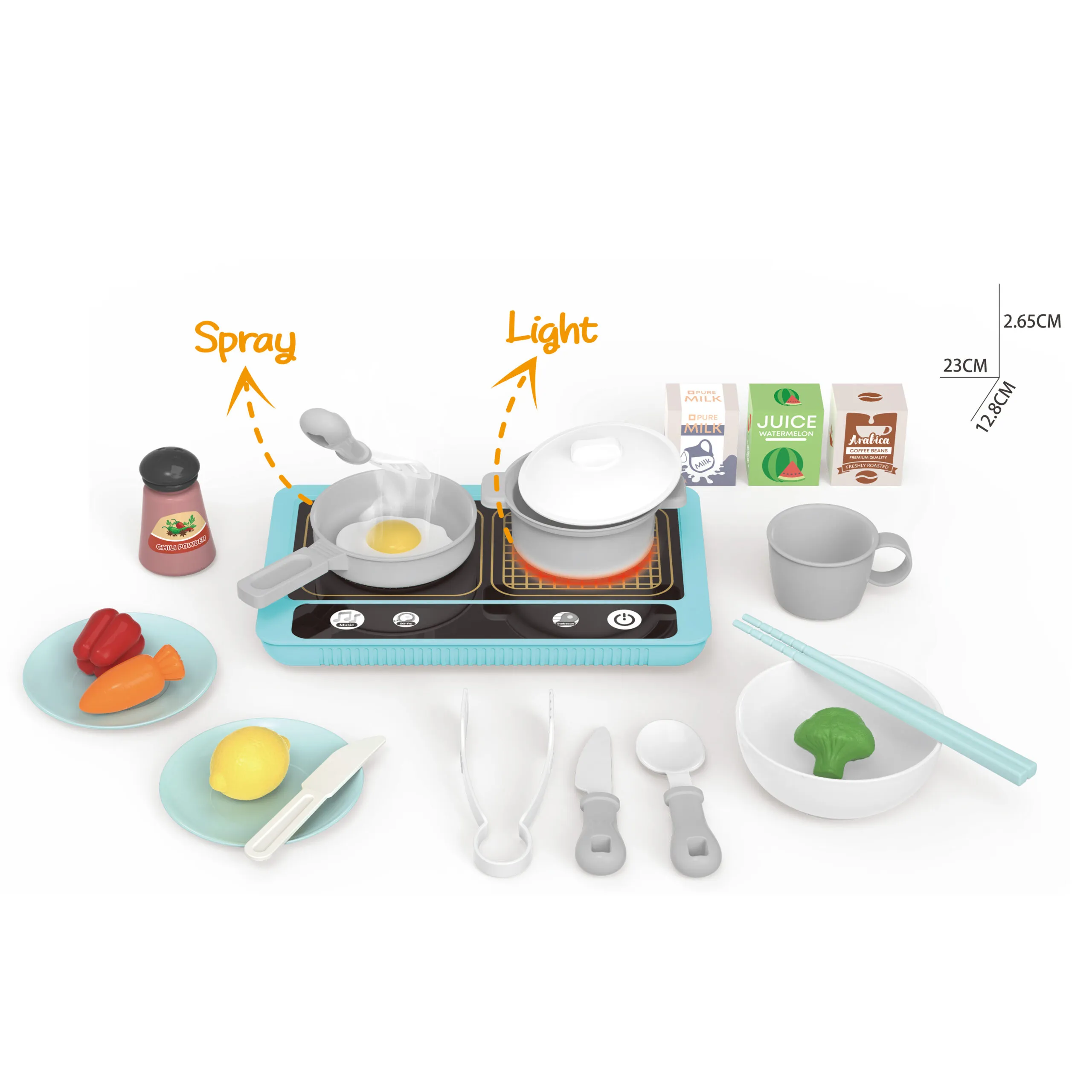 RP526-1A_Mini Induction Cooker_Product Size