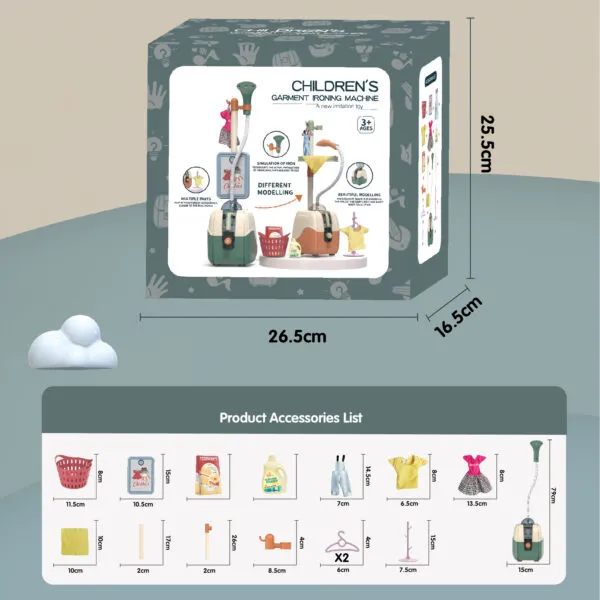 RP516-4_Children's Garment Ironing Machine_Green_Accessories