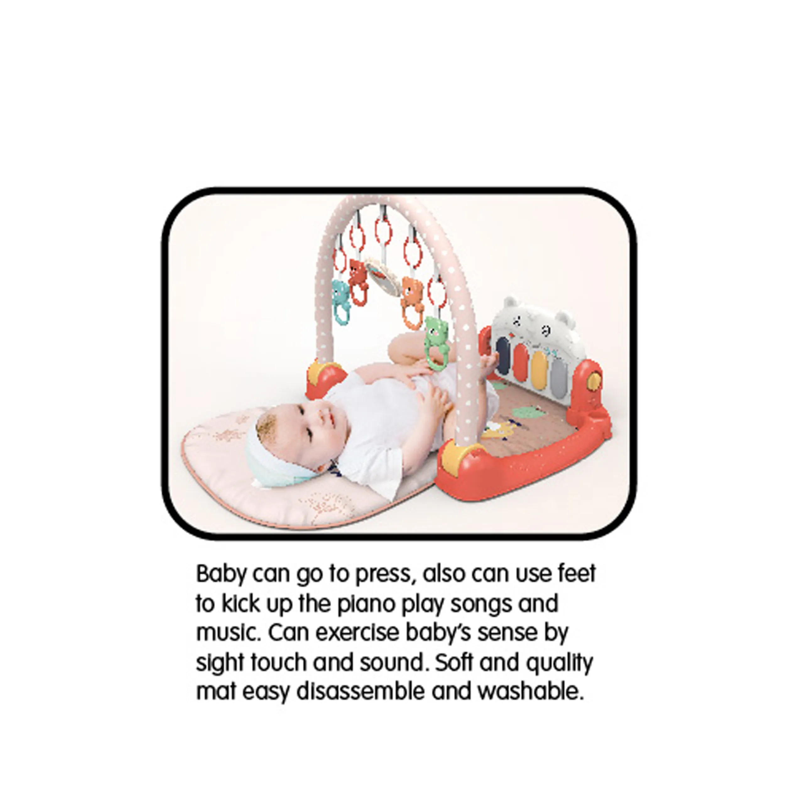 EE-93908 Pedal Piano Fitness Rack 93908_Funtion 2