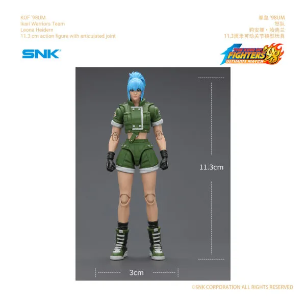 KOF'98 UMlkari Warriors Team Leona Heidern_size
