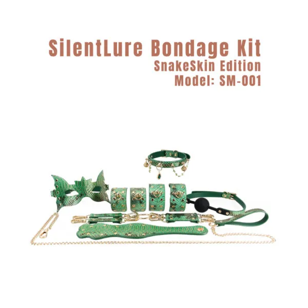 SM-001 SilentLure Bondage Kit - SnakeSkin Edition_green