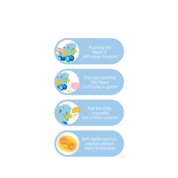 EE-63502 Hippo Pull Rope Car_3