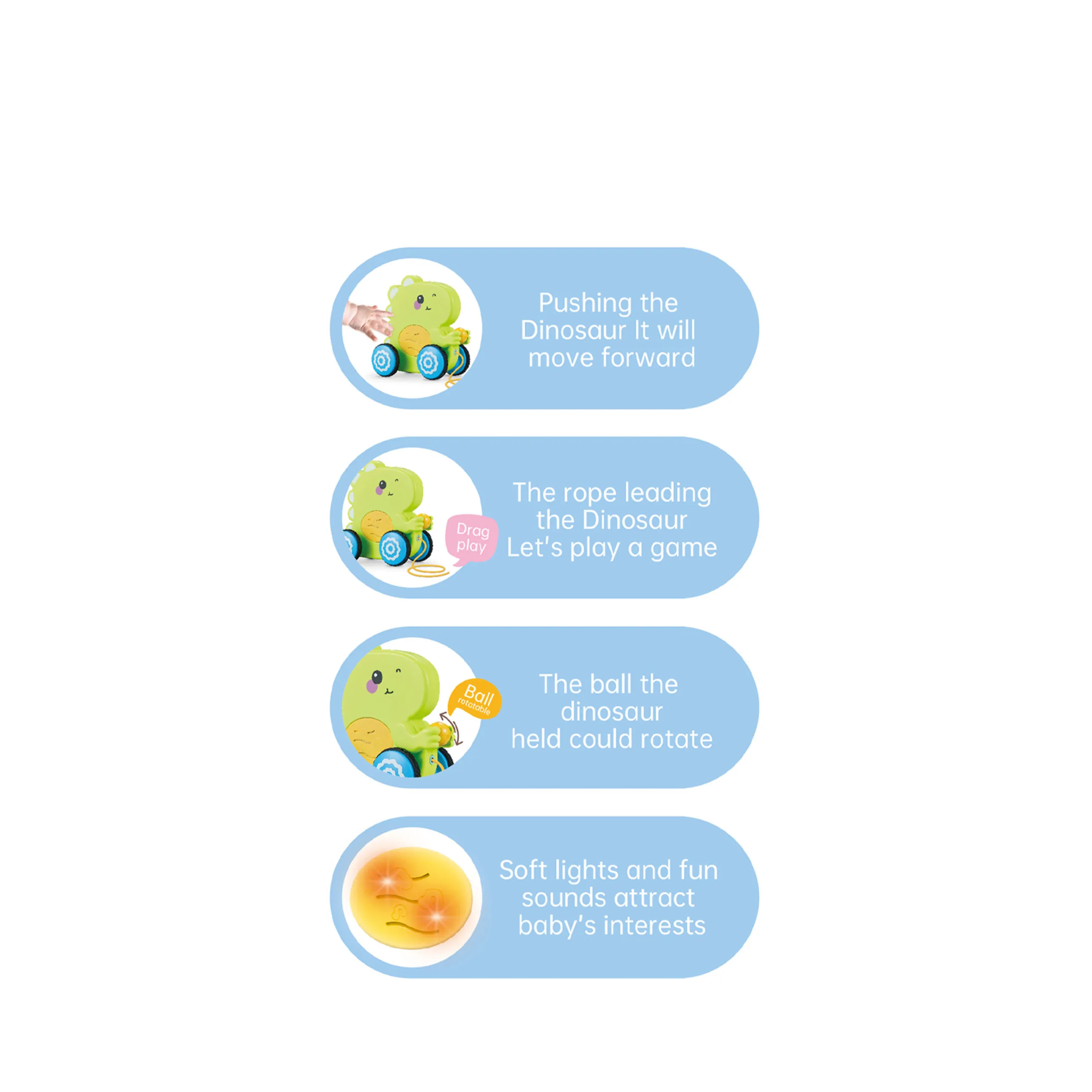 EE-63505 Dinosaur Pull Rope Car_3