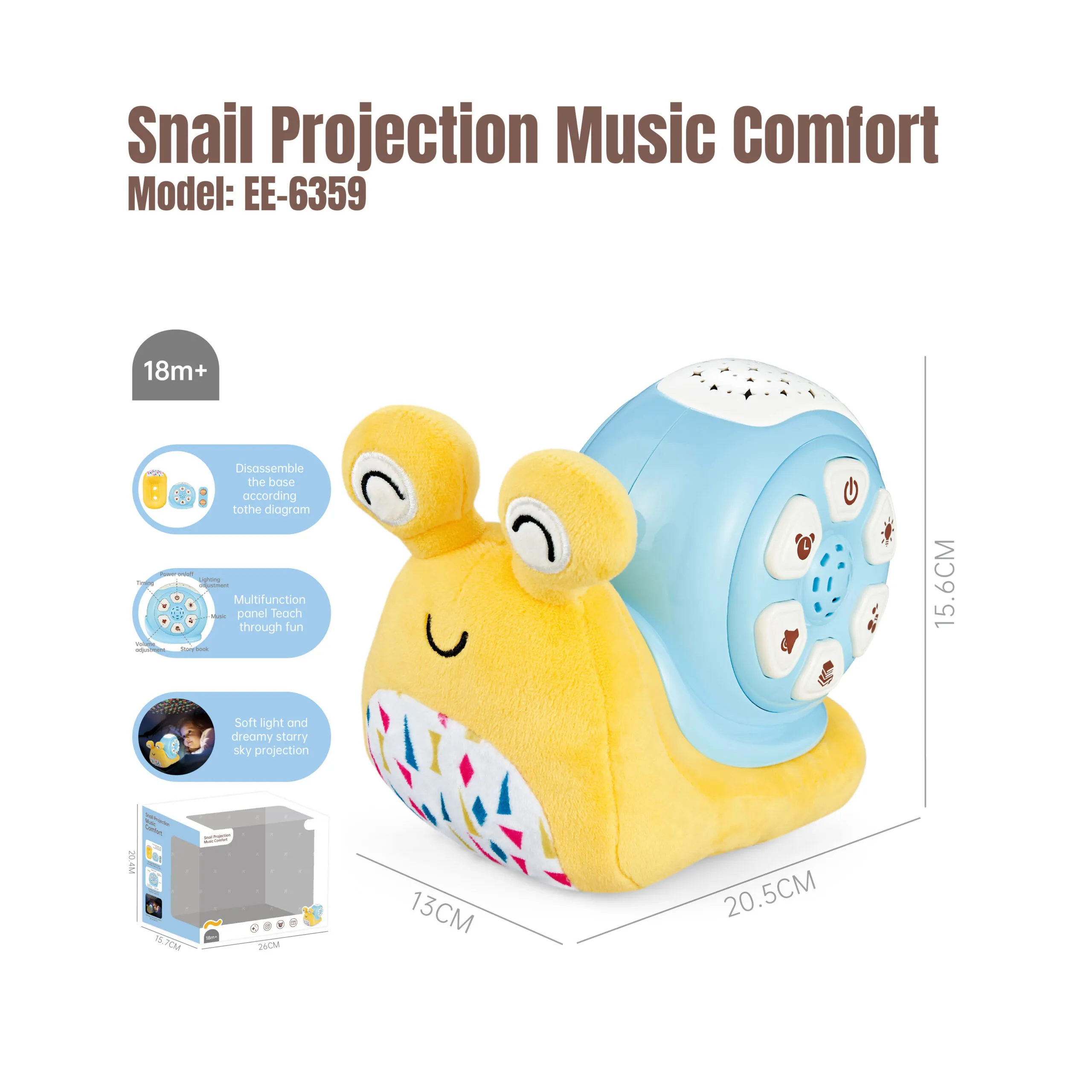 EE-6359 Snail Projection Music Comfort