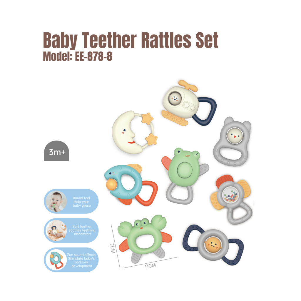 EE-878-8 Baby Teether Rattles Set_1