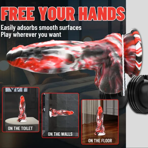 PW-004 PulseWave Strap-On Monster Dildo_ (5)