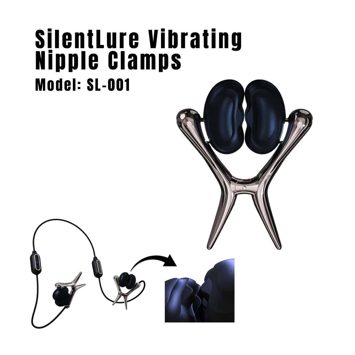 SL-001 SilentLure Vibrating Nipple Clamps_1