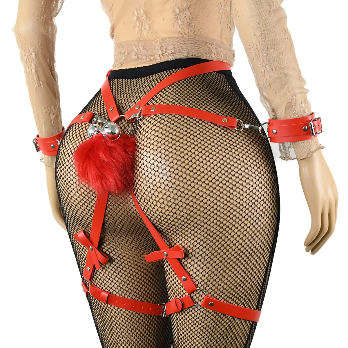 SL-003 SilentLure Scarlet Tease Harness_ (3)