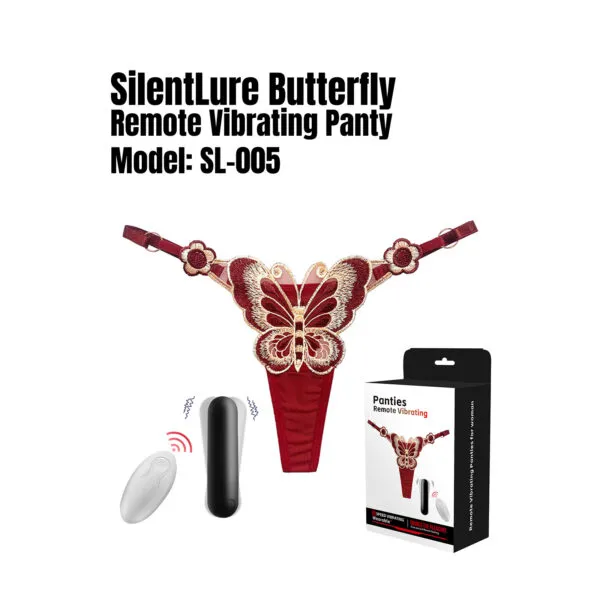 SilentLure Butterfly - Remote Vibrating Panty