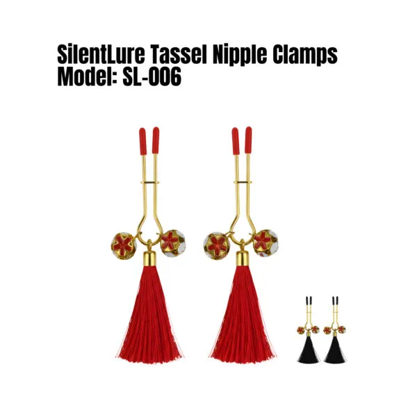 SilentLure Tassel Nipple Clamps