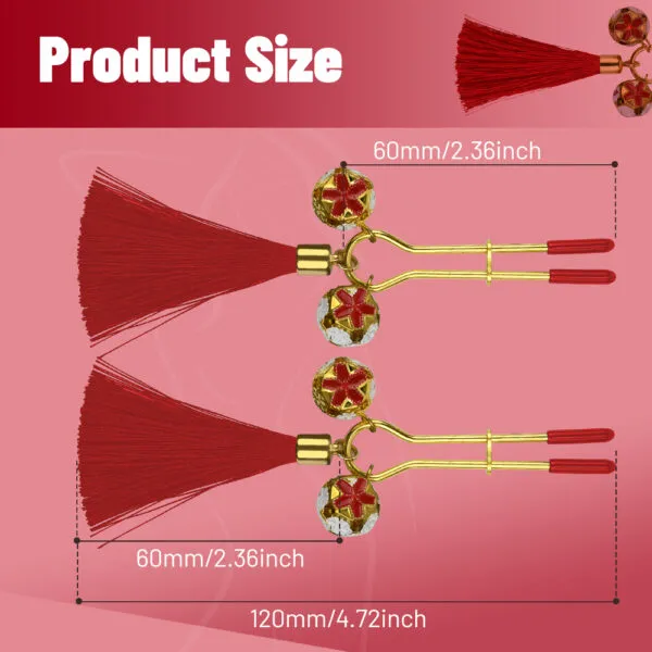 SL-006 SilentLure Tassel Nipple Clamps_ (6)