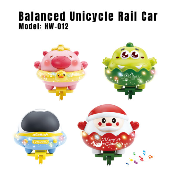Balanced Unicycle Rail Car