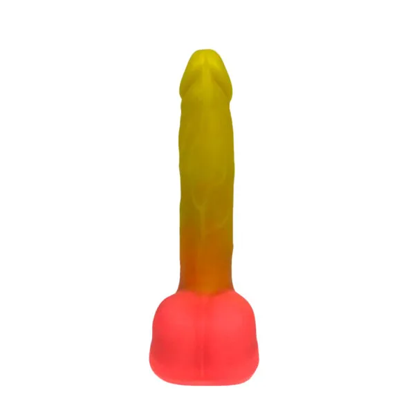 LR-018 LuxReal Flame Gradient Telescopic Vibrating Dildo_ (2)