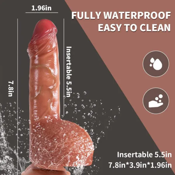 LR-310N LuxReal Lifelike Squirting Suction Dildo_ (5)