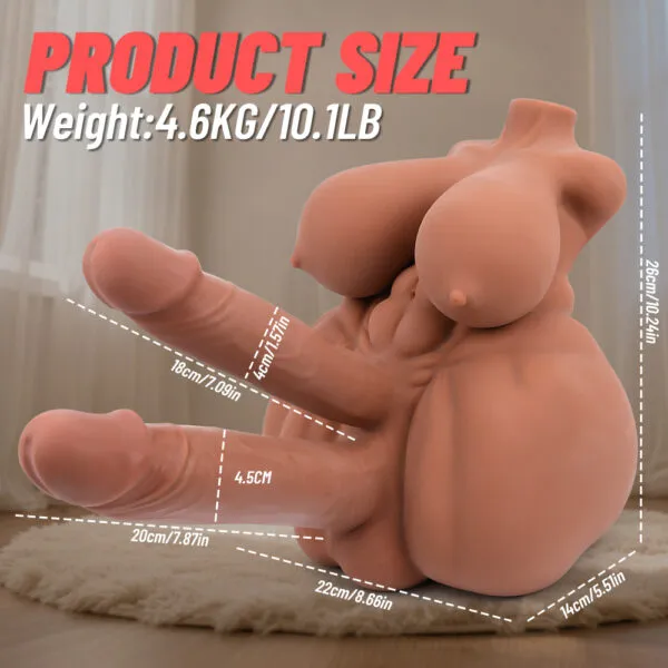 LR-704 LuxReal Dual Dildo Doll_ (8)