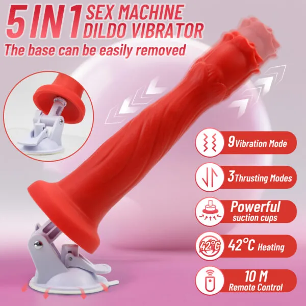 PW-009 PulseWave RoseMotion Dildo_ (1)