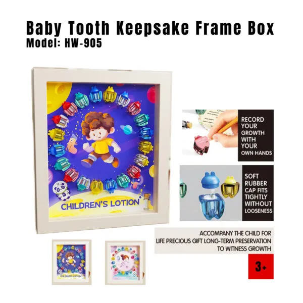 HW-905 Baby Tooth Keepsake Frame Box
