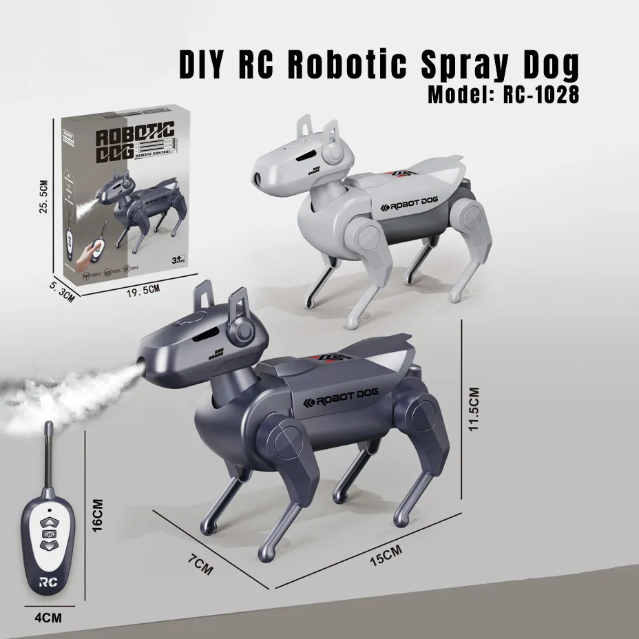 RC-1028 DIY RC Robotic Spray Dog