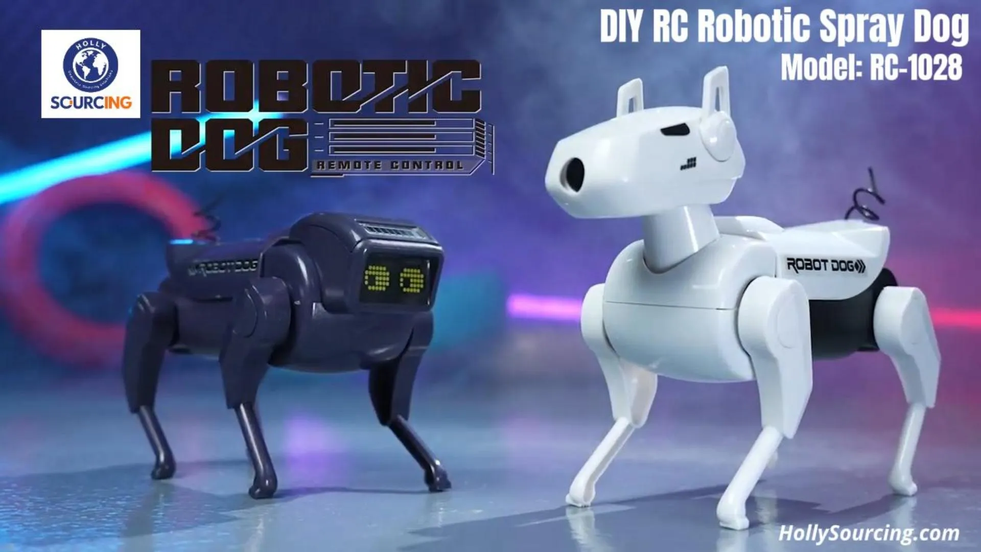 RC-1028 DIY RC Robotic Spray Dog_8