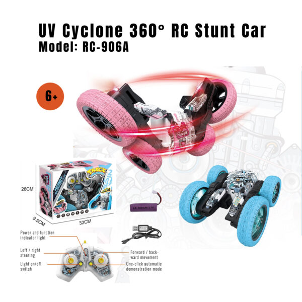 RC-906A UV Cyclone 360° RC Stunt Car_1