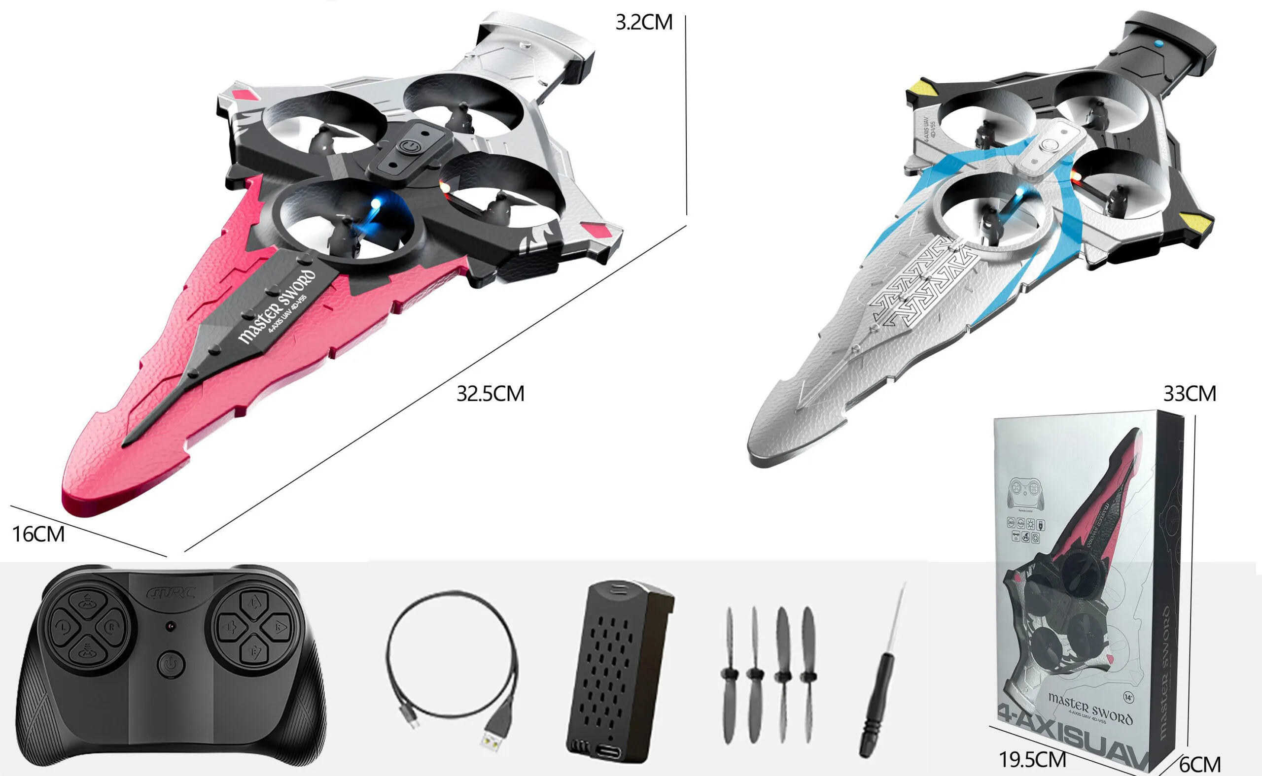 RC-955V Master Sword 4-Axis Foam Flying Sword_6