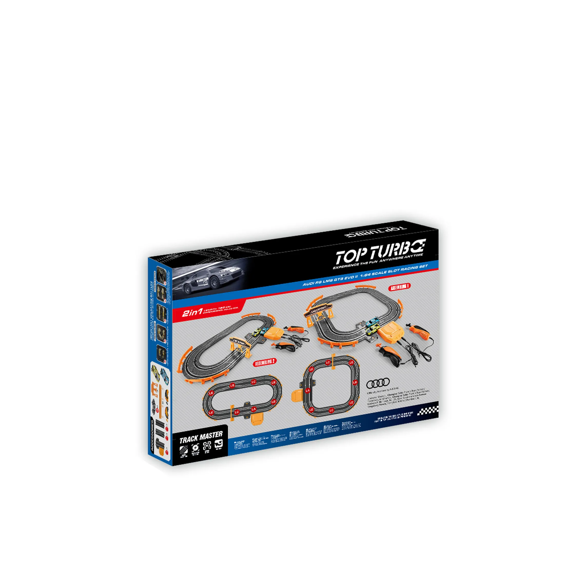 RC-A661B 1-64 Slot Racing Set - Audi R8 LMS GT3 evo II_2