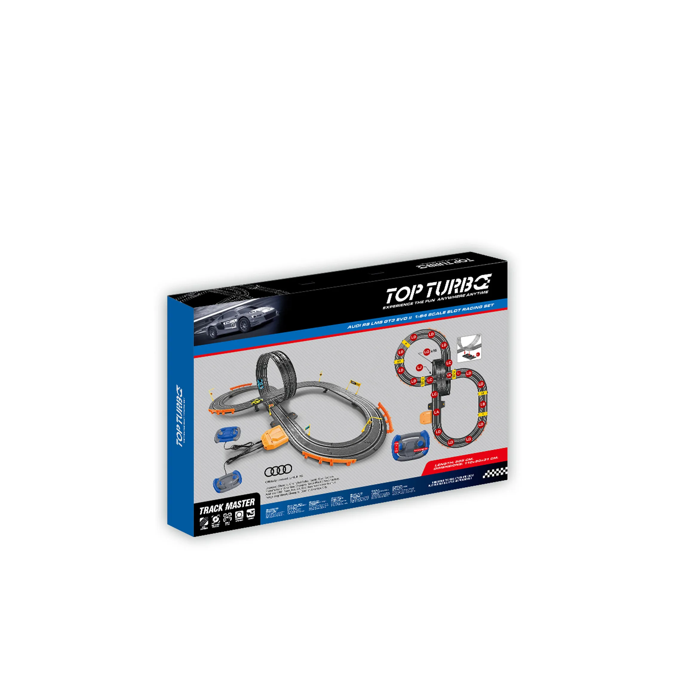 RC-A664B 1-64 Slot Racing Set - Audi R8 LMS GT3 evo II_1