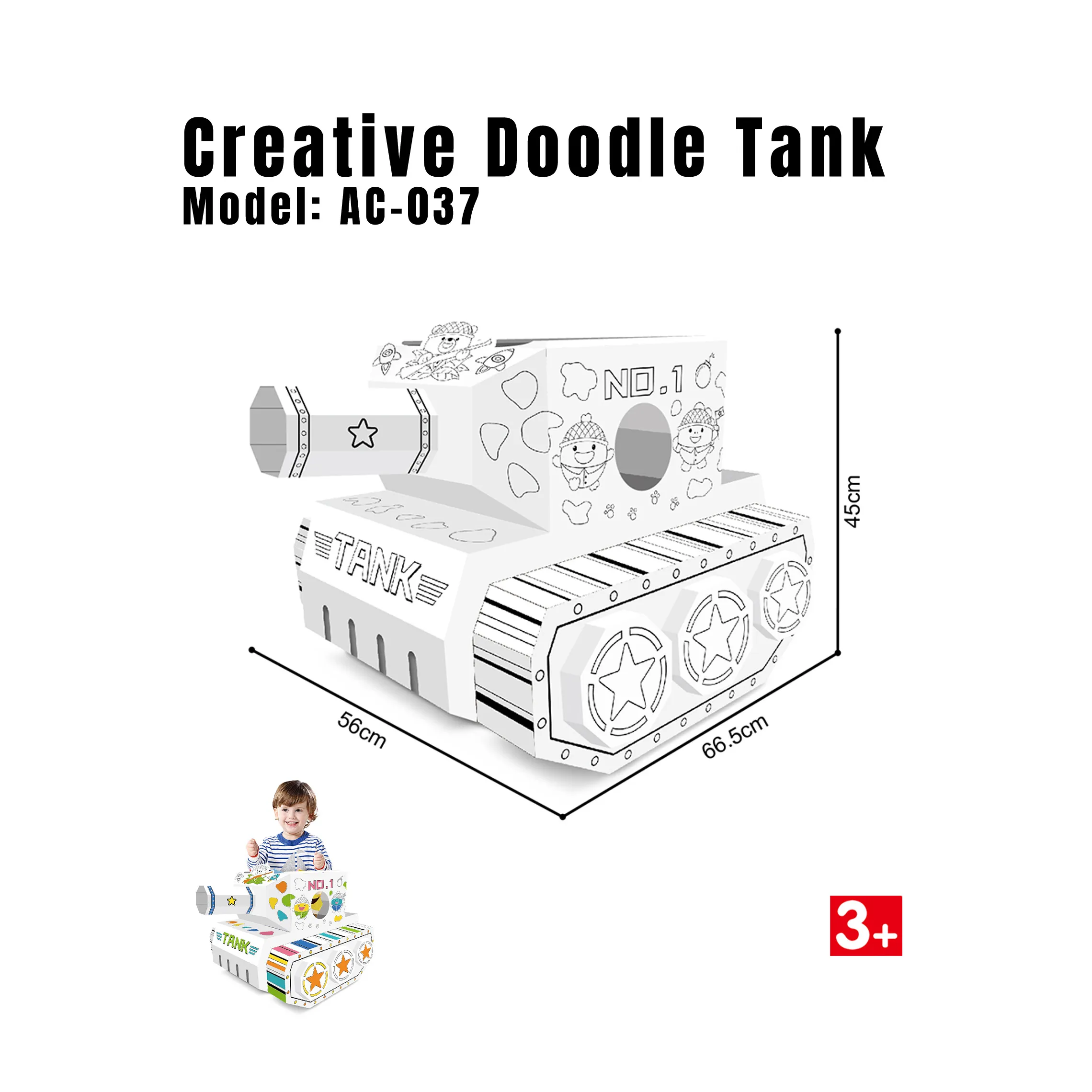AC-037 Creative Doodle Tank