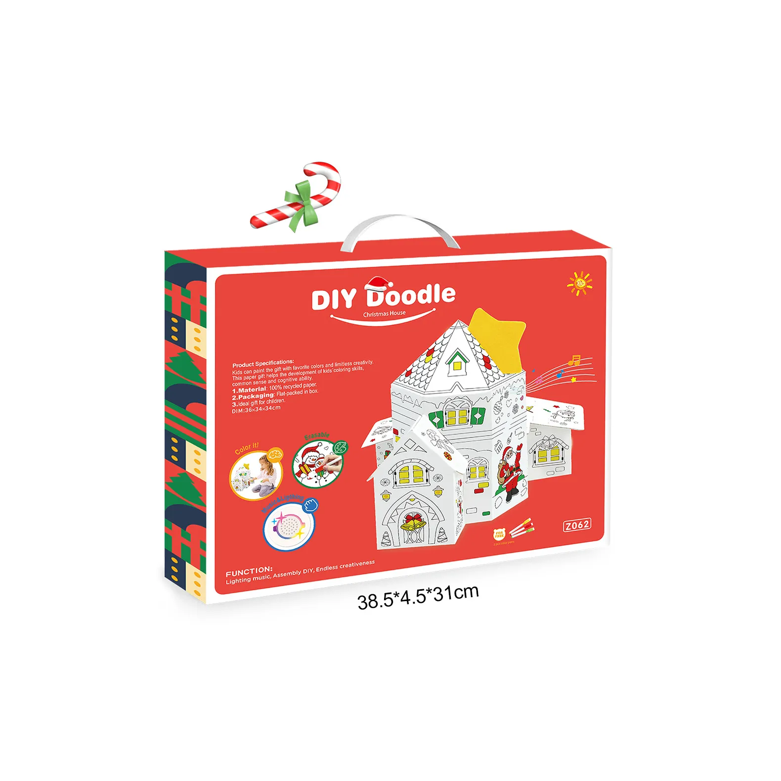 AC-062 DIY Doodle Chrismas House_2