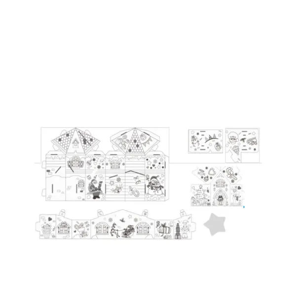 AC-062 DIY Doodle Chrismas House_5