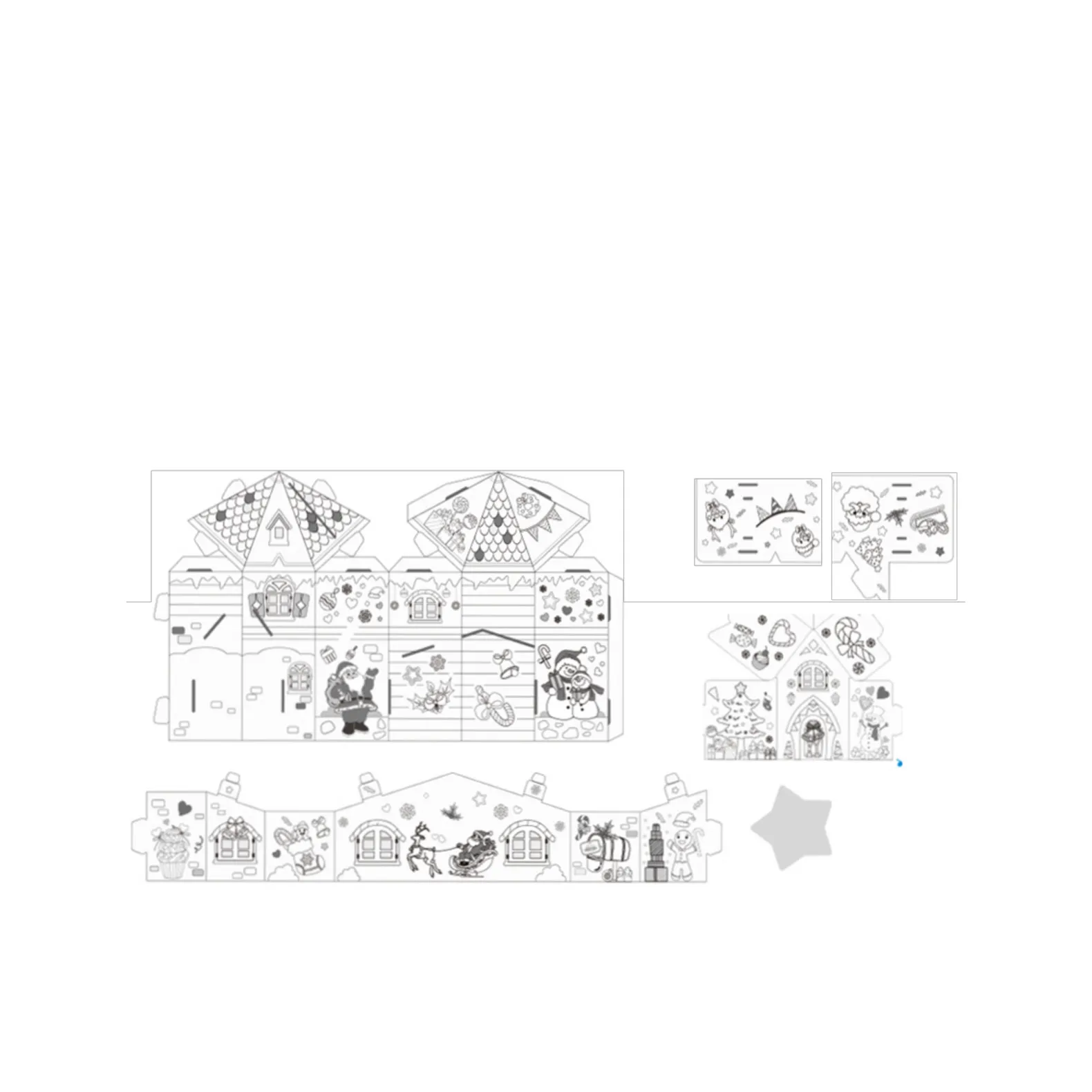 AC-062 DIY Doodle Chrismas House_5