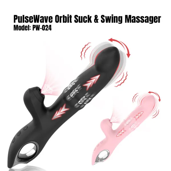 PW-024 PulseWave Orbit Suck & Swing Massager