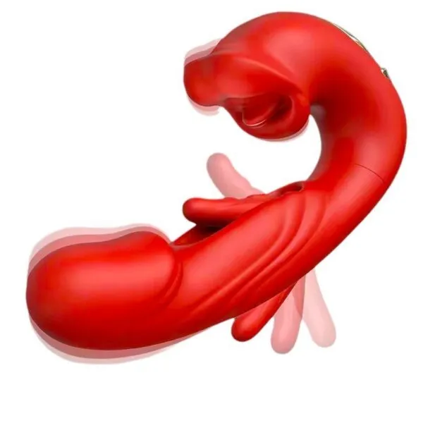 PW-025 PulseWave Triple Action Flapping Dildo_ (1)