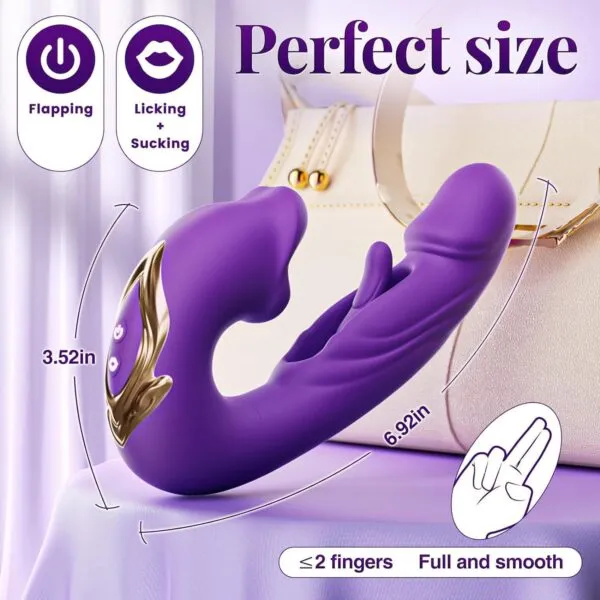PW-025 PulseWave Triple Action Flapping Dildo_ (9)