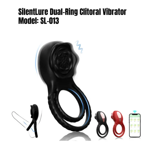 SL-013 SilentLure Dual-Ring Clitoral Vibrator