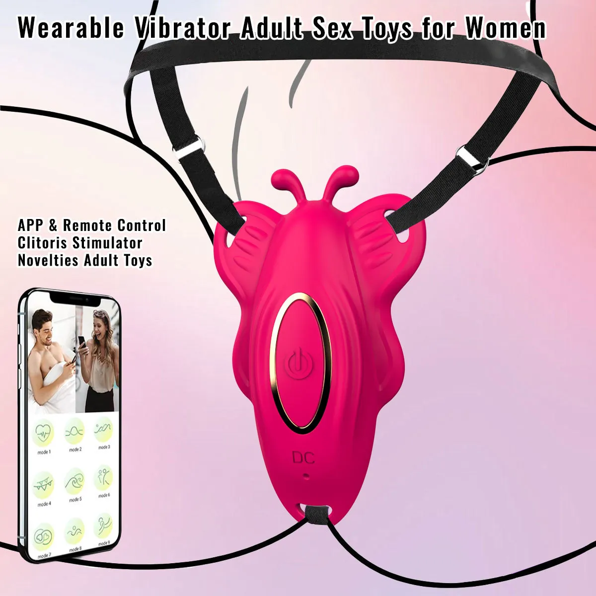 TR-012 TideRipple Butterfly Wearable Vibrator_ (2)