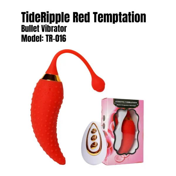 TR-016 TideRipple Red Temptation Bullet Vibrator