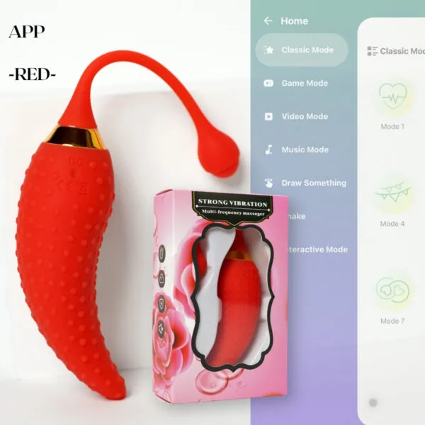 TR-016 TideRipple Red Temptation Bullet Vibrator_ (6)
