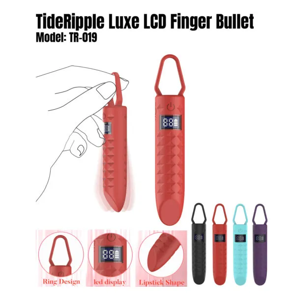 TR-019 TideRipple Luxe LCD Finger Bullet