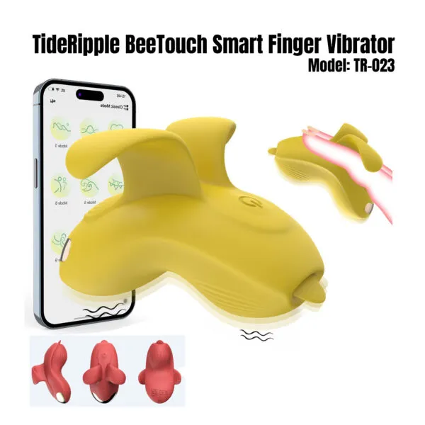 TR-023 TideRipple BeeTouch Smart Finger Vibrator