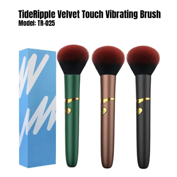 TR-025 TideRipple Velvet Touch Vibrating Brush